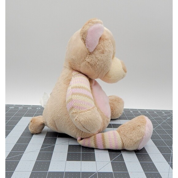 Maison Chic Teddy Bear Plush Stuffed Animal Knitted Arms Legs 14 Inch - Picture 2 of 12